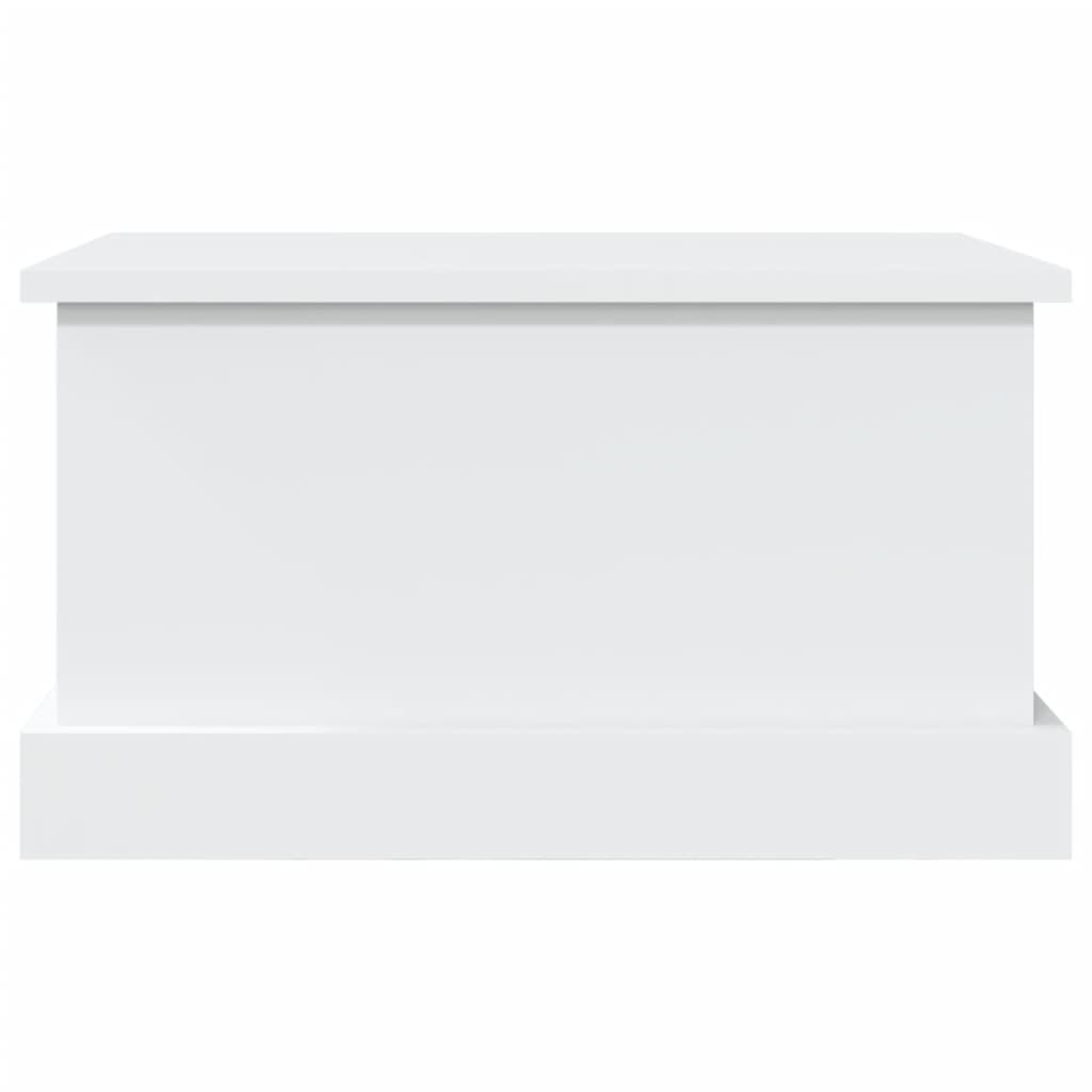 vidaXL Boîte de rangement blanc 50x30x28 cm bois d'ingénierie