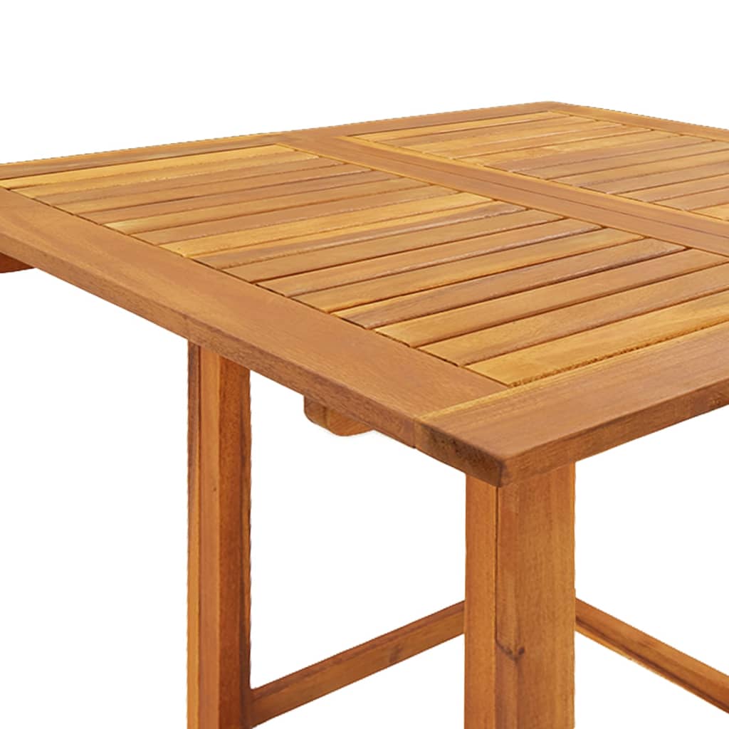 vidaXL Table de bistro 75x75x110 cm Bois d'acacia massif
