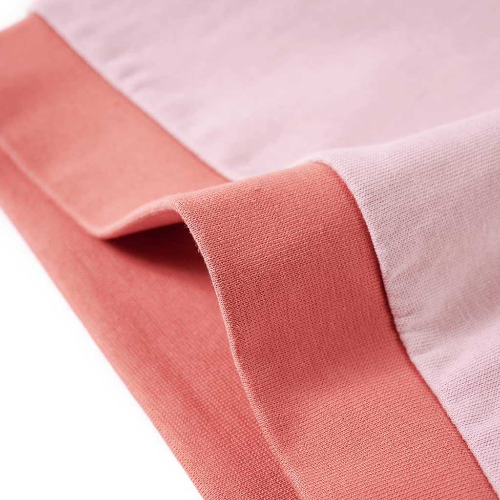 Sweat-shirt enfants bloc de couleurs rose 92