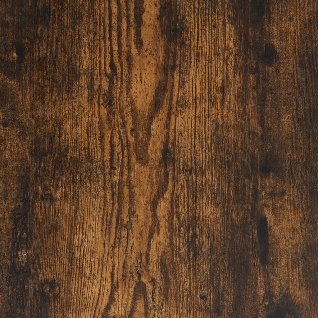 vidaXL Table de chevet chêne fumé 44x45x60 cm bois d'ingénierie