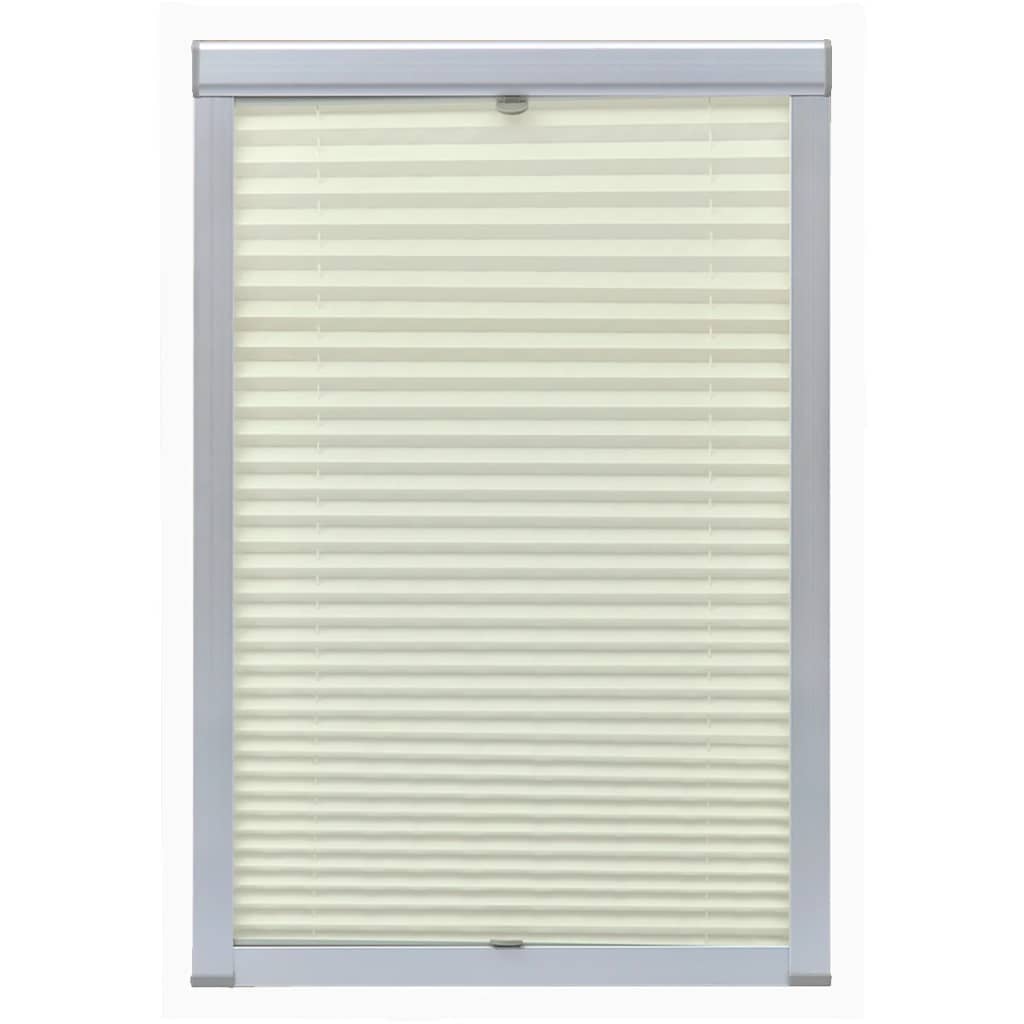 vidaXL Store plissé Crème F06