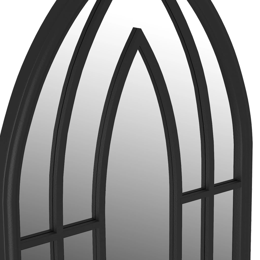 vidaXL Miroir Noir 70x30 cm Fer pour utilisation à l'intérieur