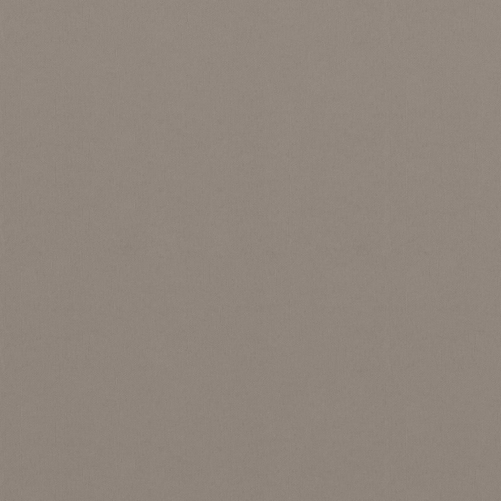vidaXL Écran de balcon Taupe 120x600 cm Tissu Oxford