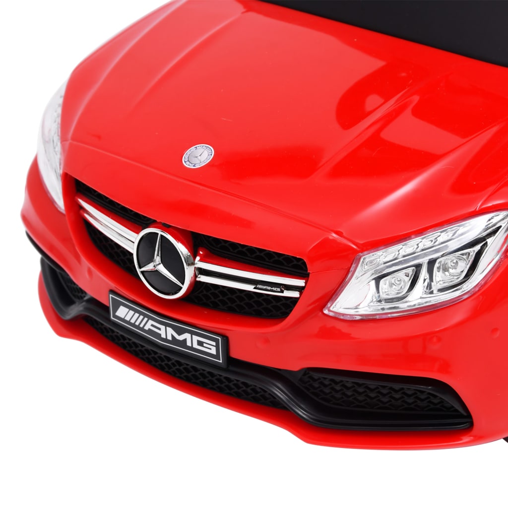 vidaXL Voiture à pousser Mercedes-Benz C63 Rouge