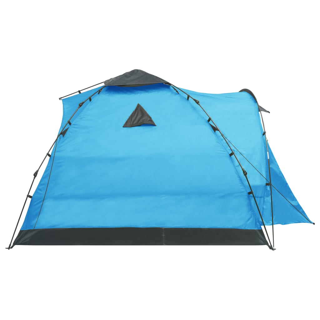 vidaXL Tente de camping escamotable 3 personnes Bleu