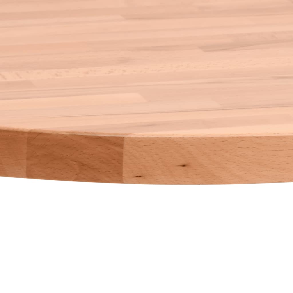 vidaXL Dessus de table Ø30x2,5 cm rond bois massif de hêtre