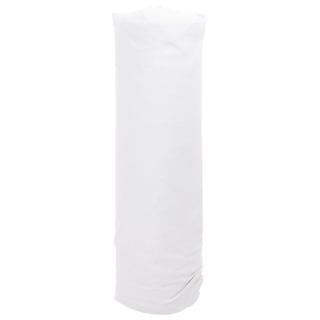 vidaXL Membrane géotextile blanc 1 x 50 m fibre de polyester
