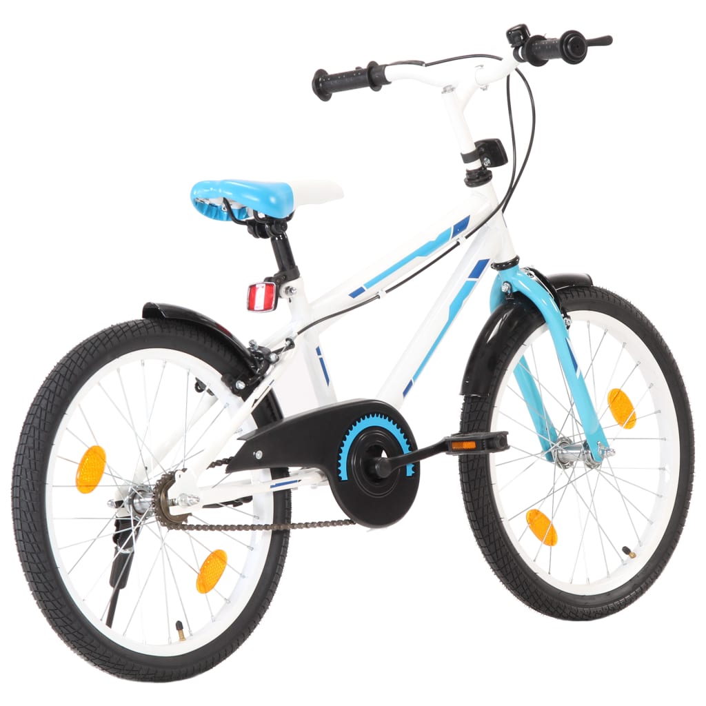 vidaXL Vélo pour enfants 20 pouces Bleu et blanc