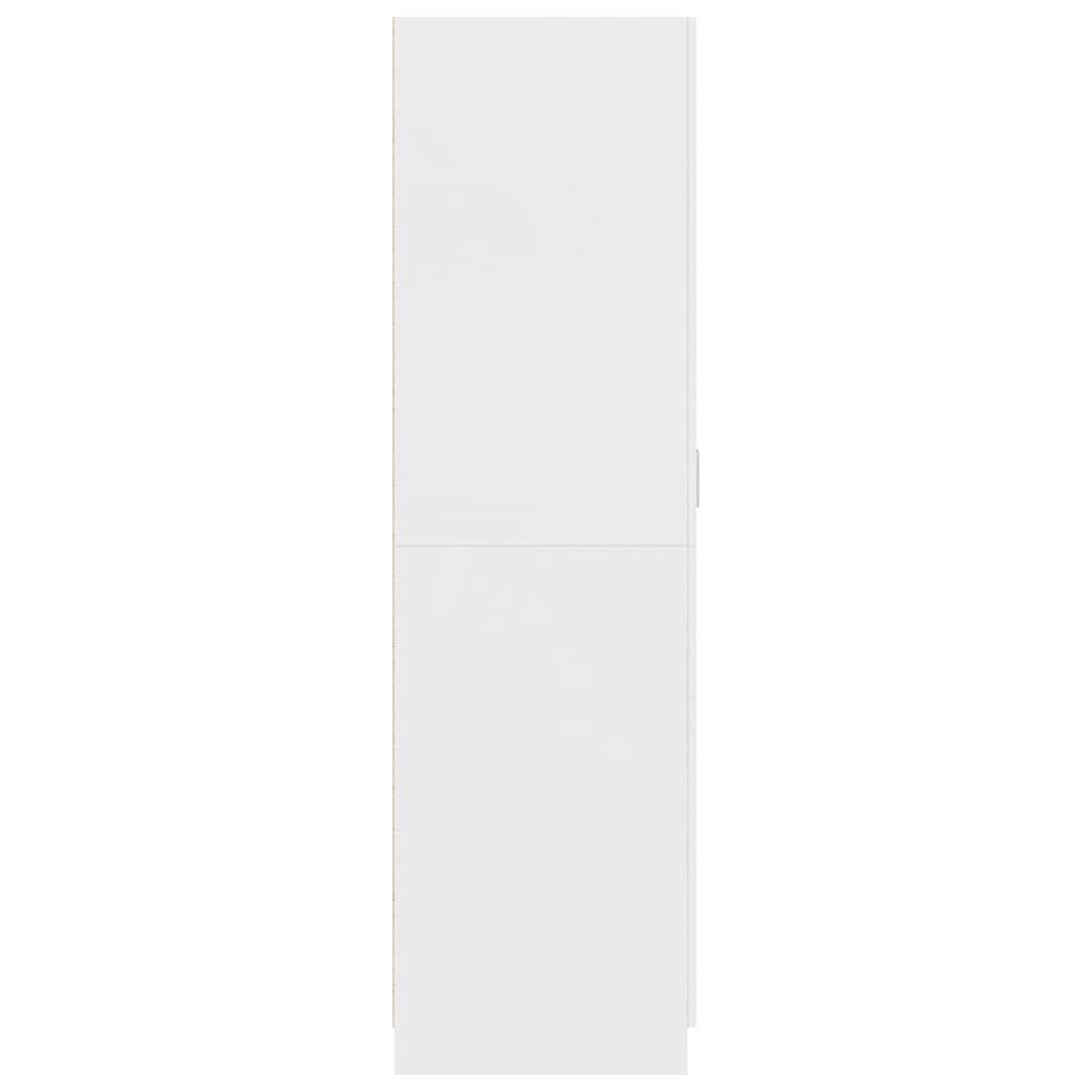 vidaXL Garde-robe Blanc 80x52x180 cm Aggloméré