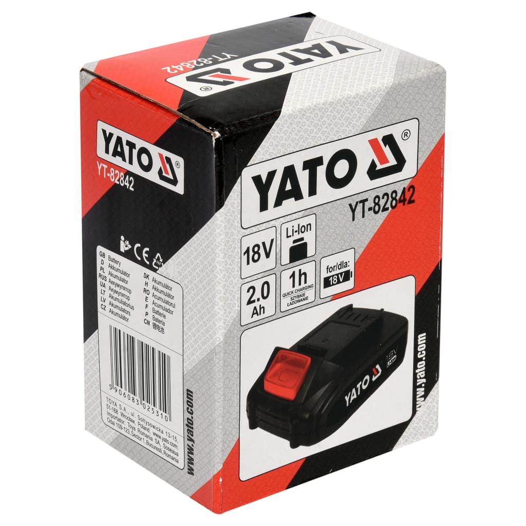 YATO Batterie Li-Ion 2,0Ah 18V