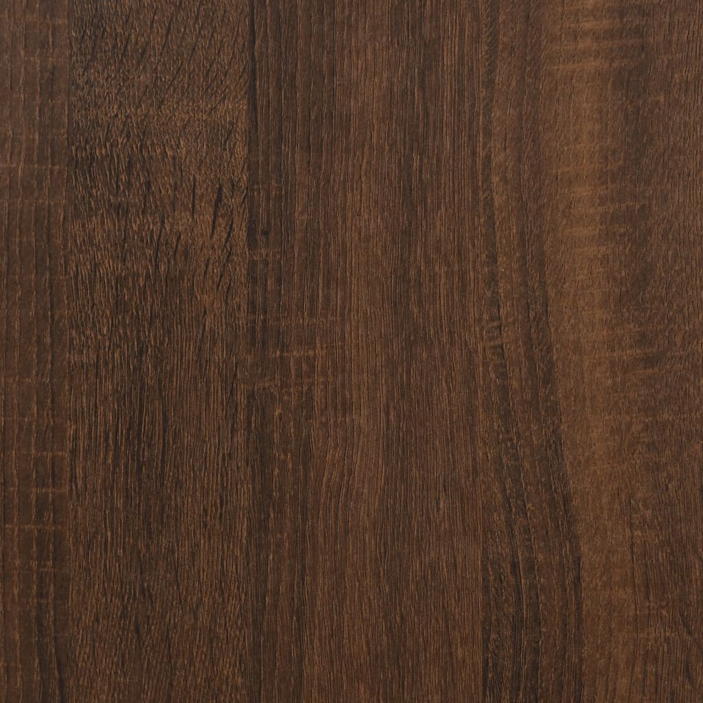 vidaXL Table d'appoint Chêne marron 35x30x60 cm Bois d'ingénierie