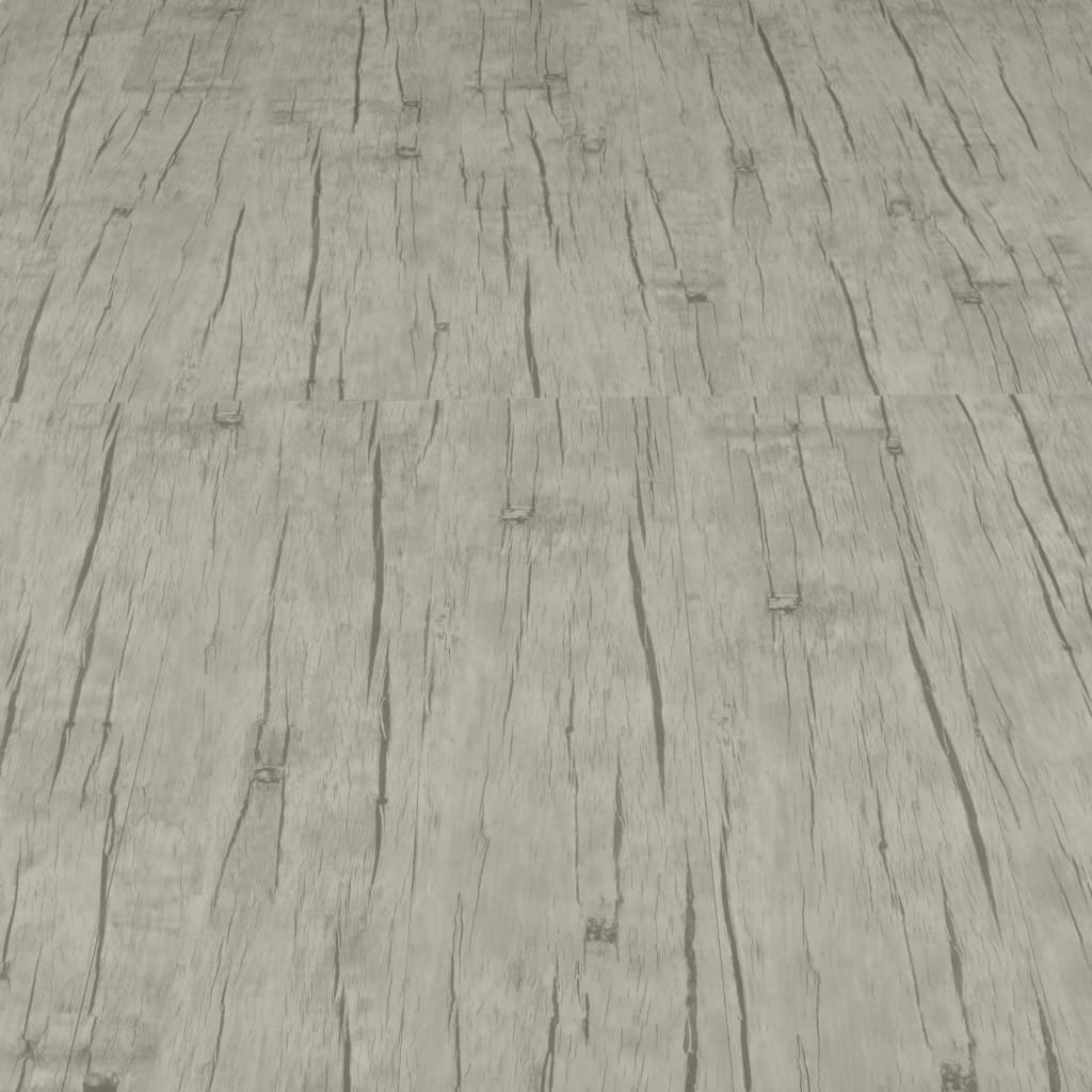 vidaXL Planches de plancher autoadhésives 4,46m² 3 mm PVC Chêne délavé