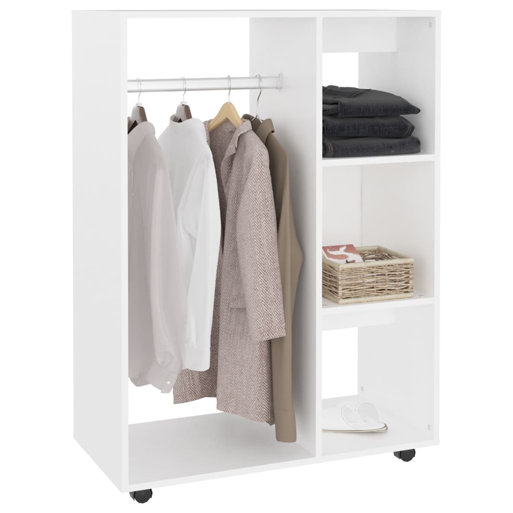 vidaXL Garde-robe Blanc 80x40x110 cm Aggloméré