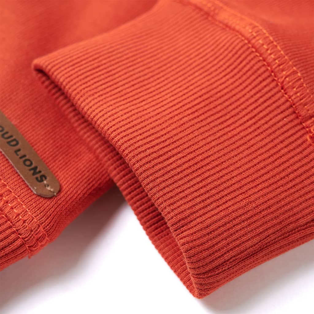 Sweatshirt pour enfants orange 92