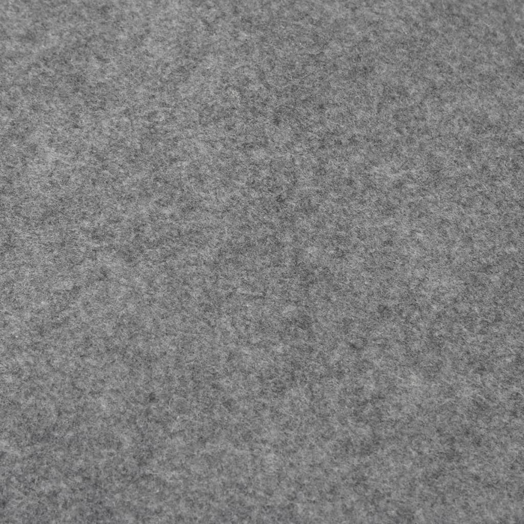 vidaXL Bâche de piscine gris clair 300x220 cm géotextile polyester