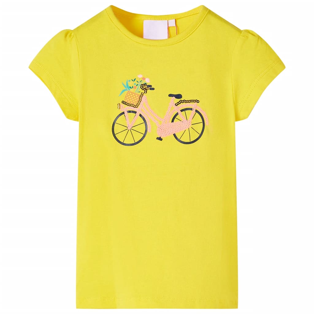 T-shirt pour enfants jaune 92