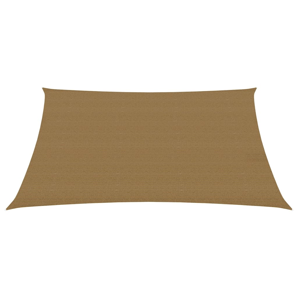 vidaXL Voile d'ombrage 160 g/m² Taupe 2,5x3,5 m PEHD