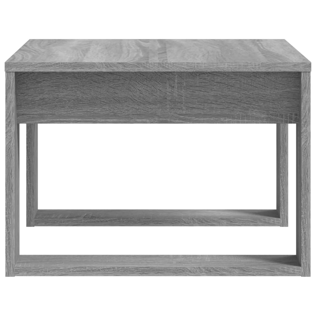 vidaXL Table d'appoint Sonoma gris 50x50x35 cm Bois d'ingénierie