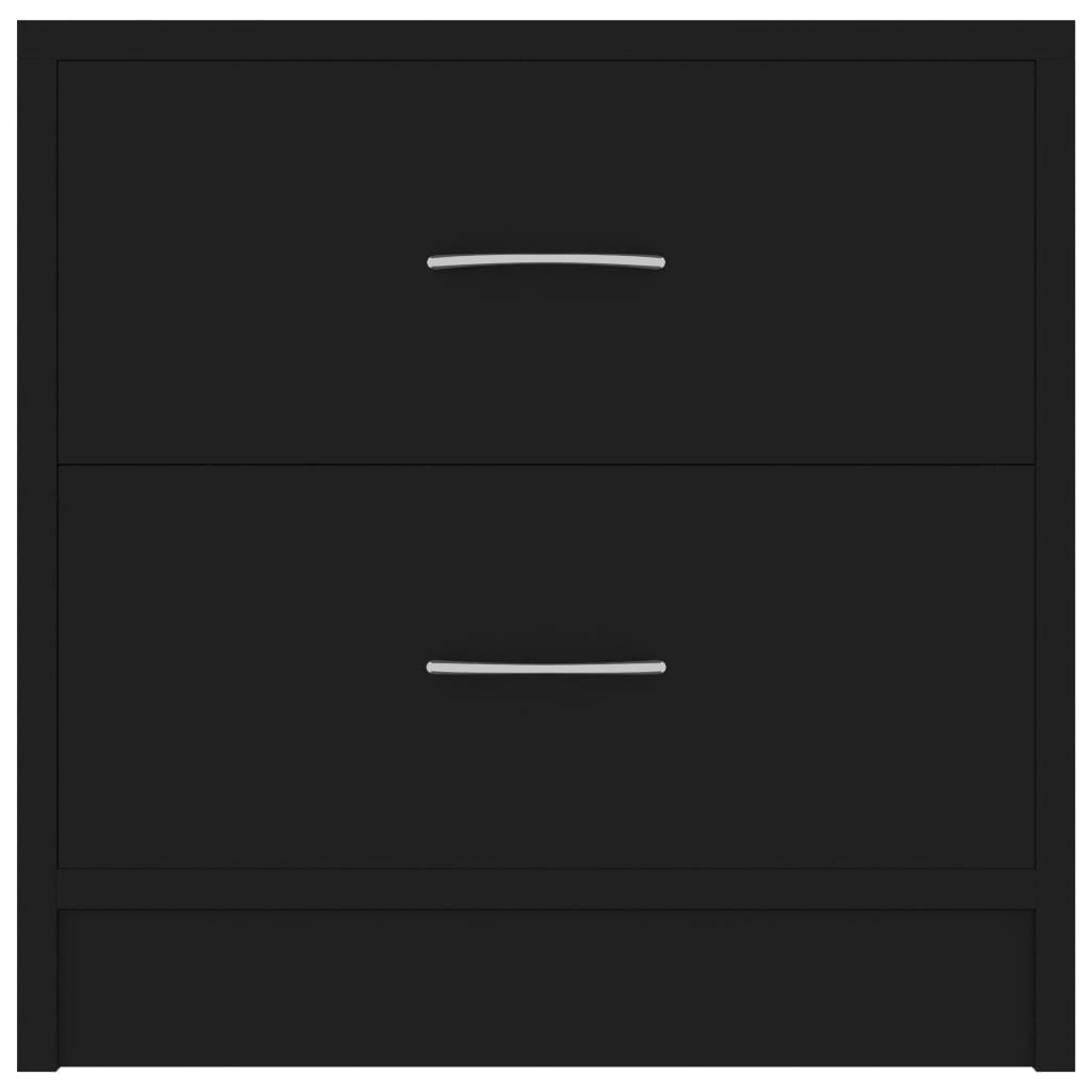 vidaXL Table de chevet Noir 40 x 30 x 40 cm Aggloméré