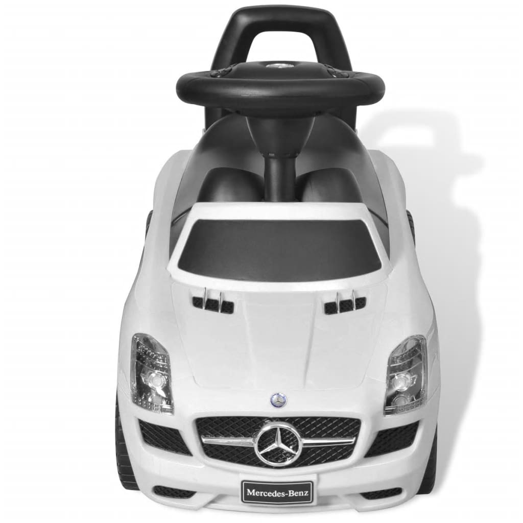 vidaXL Voiture blanche pour enfants Mercedes Benz