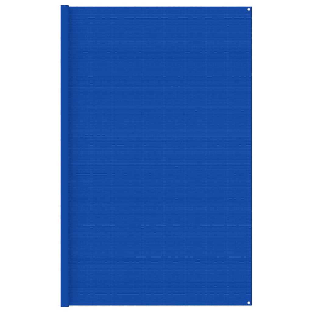vidaXL Tapis de tente 300x600 cm Bleu PEHD