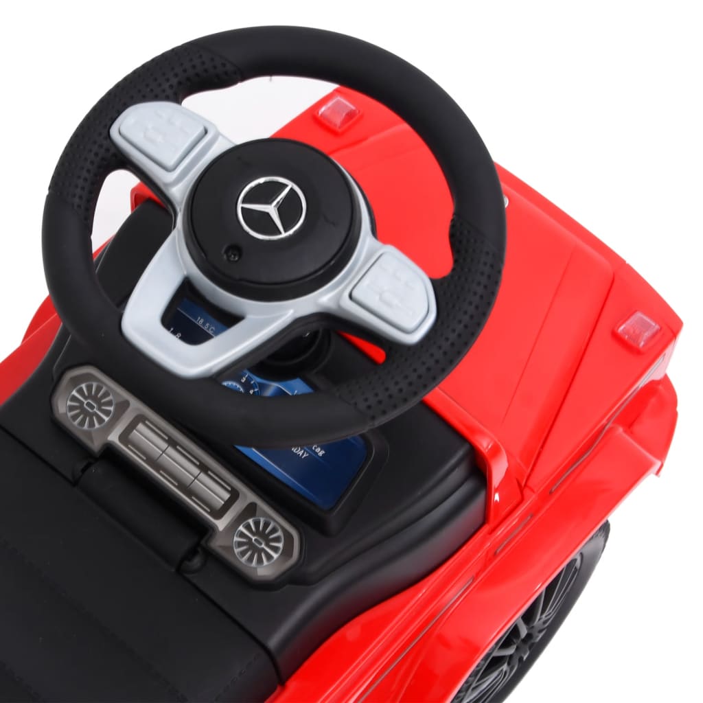 vidaXL Voiture à pédales Mercedes-Benz G63 Rouge