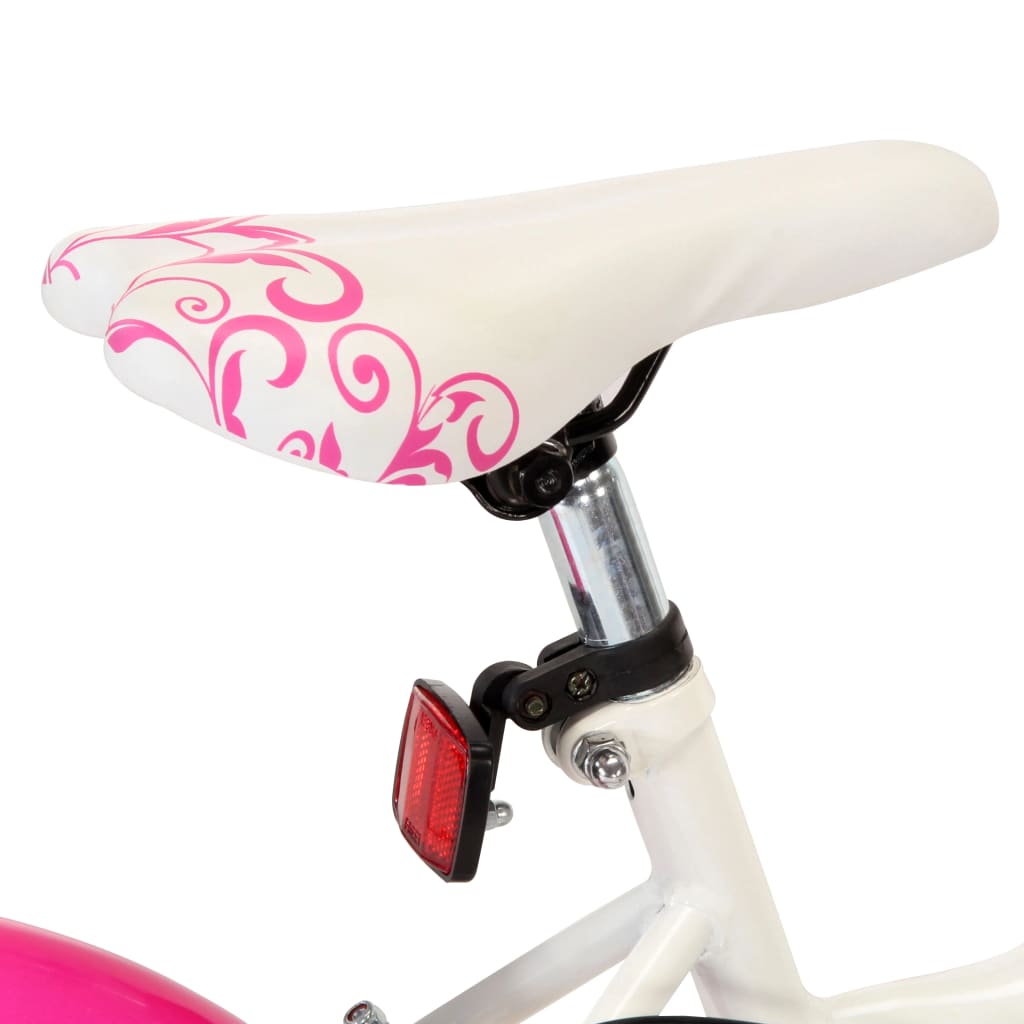 vidaXL Vélo pour enfants 24 pouces Rose et blanc