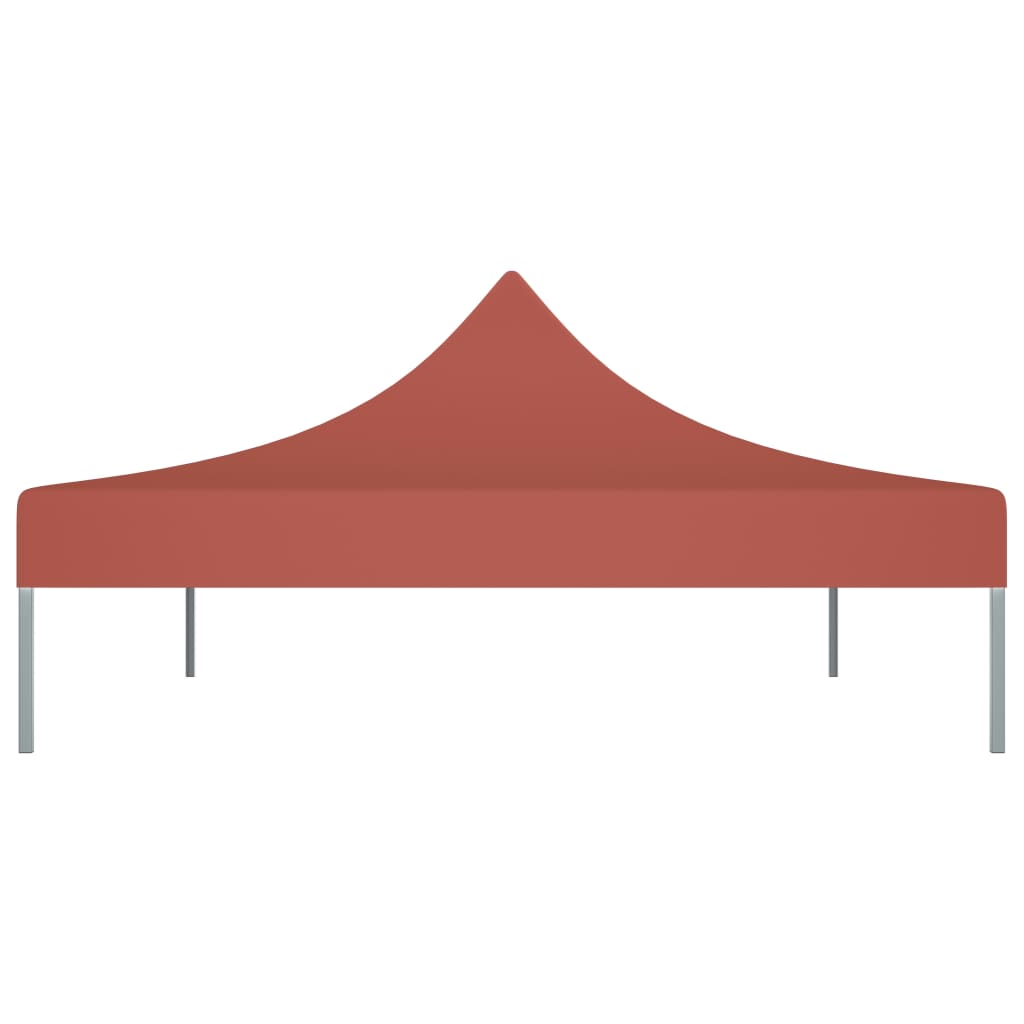vidaXL Toit de tente de réception 4,5x3 m Terre cuite 270 g/m²