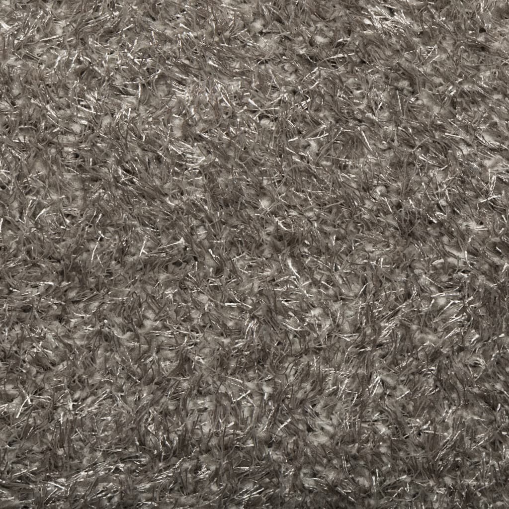 vidaXL Tapis ISTAN à poils longs aspect brillant gris 120x170 cm