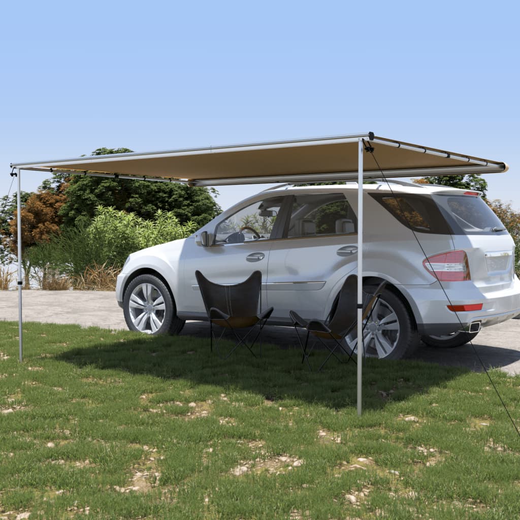 vidaXL Auvent de camping-car et caravane 4x2,5x2,15 m Beige