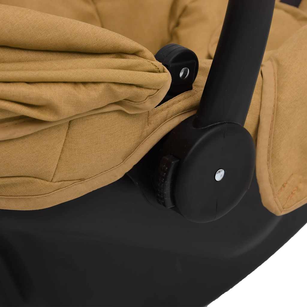 vidaXL Siège d'auto pour bébé Taupe 42x65x57 cm