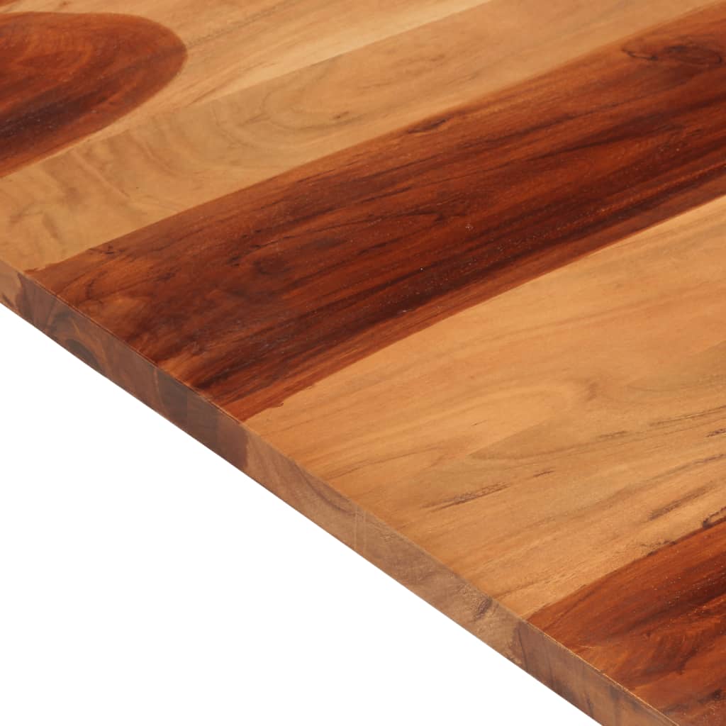 vidaXL Dessus de table bois massif d'acacia 25-27 mm 70x80 cm