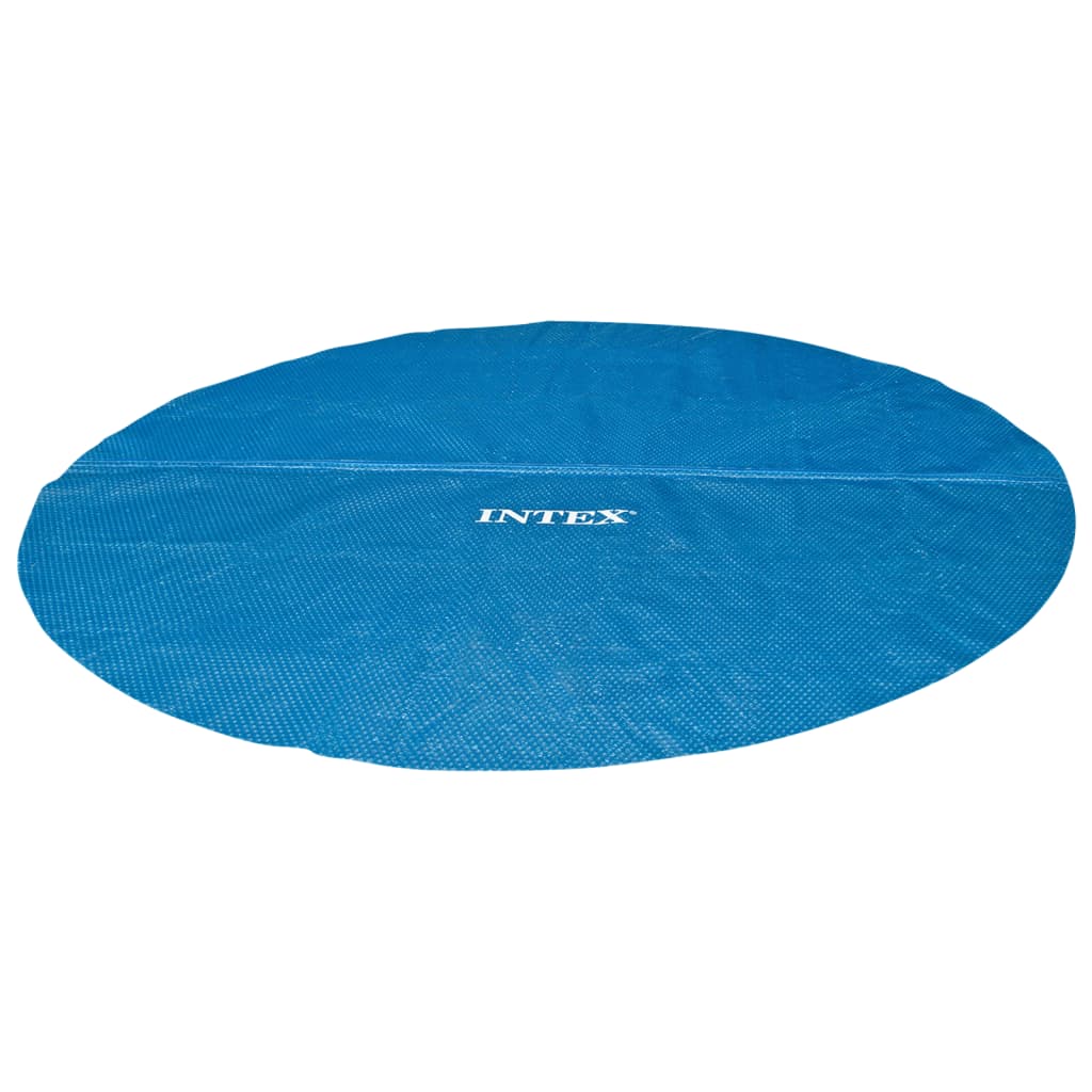 Intex Couverture solaire de piscine bleu 470 cm polyéthylène