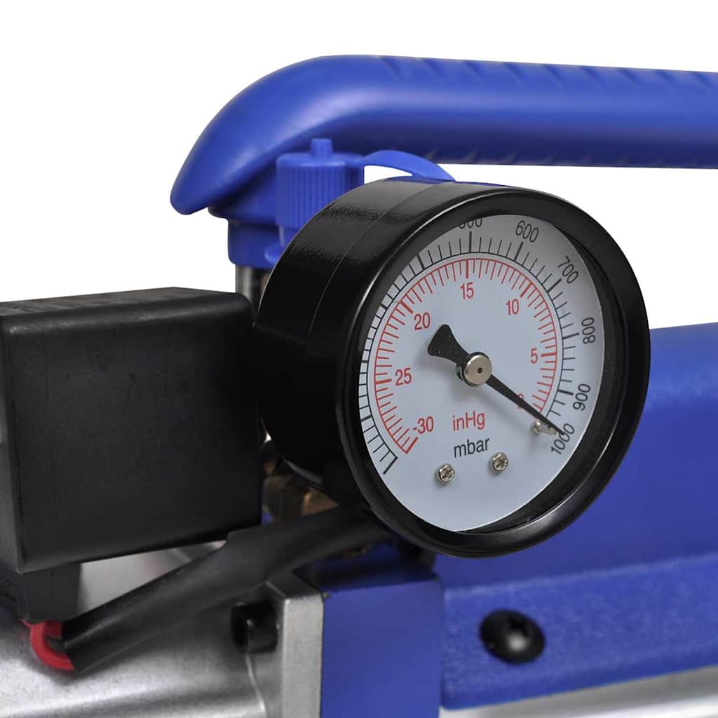 Kit Pompe à Vide + Manomètres 2 Voies - Pour Climatisation Auto Et Frigo, Professionnel - VidaXL - 5