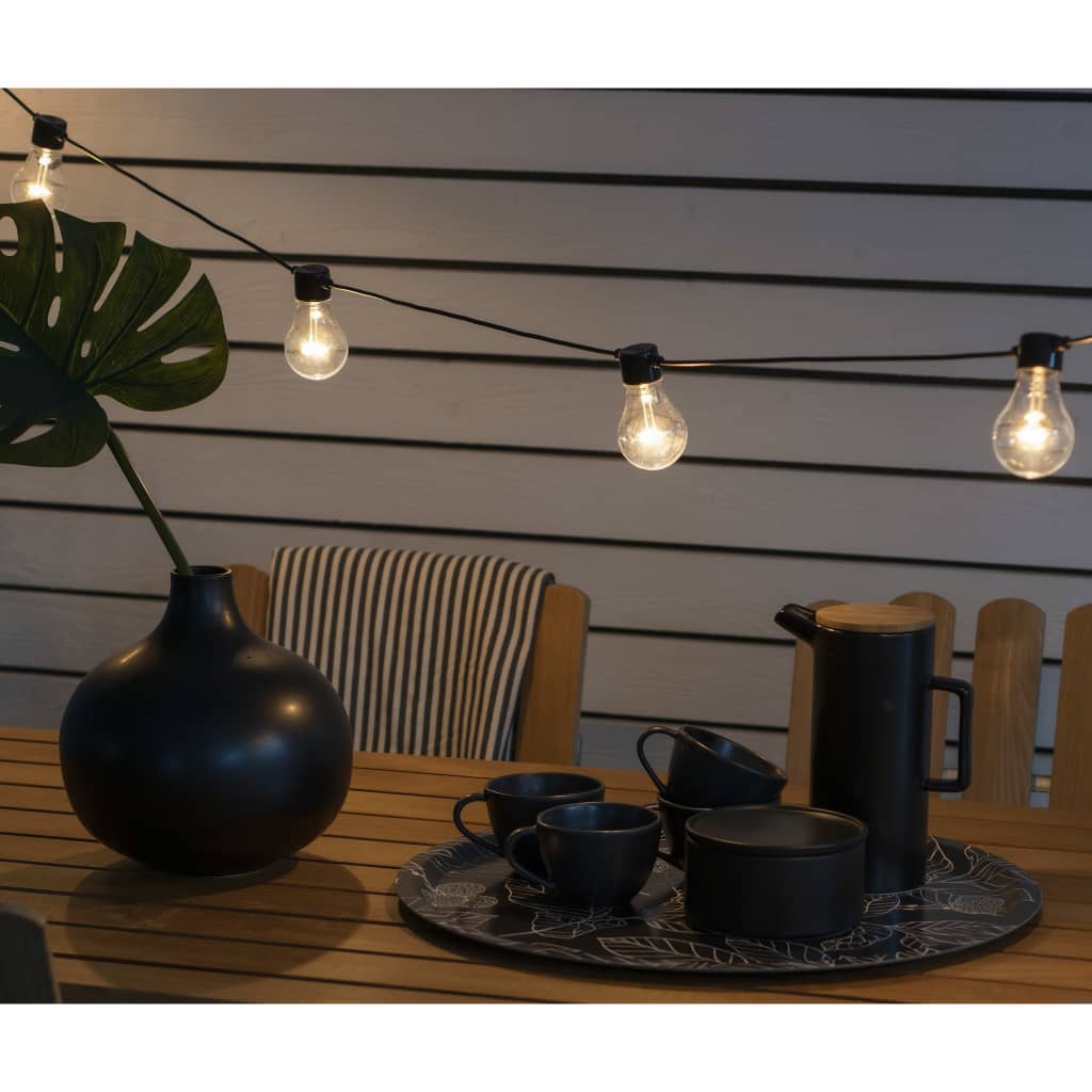 KONSTSMIDE Guirlande lumineuse avec 10 ampoules transparentes