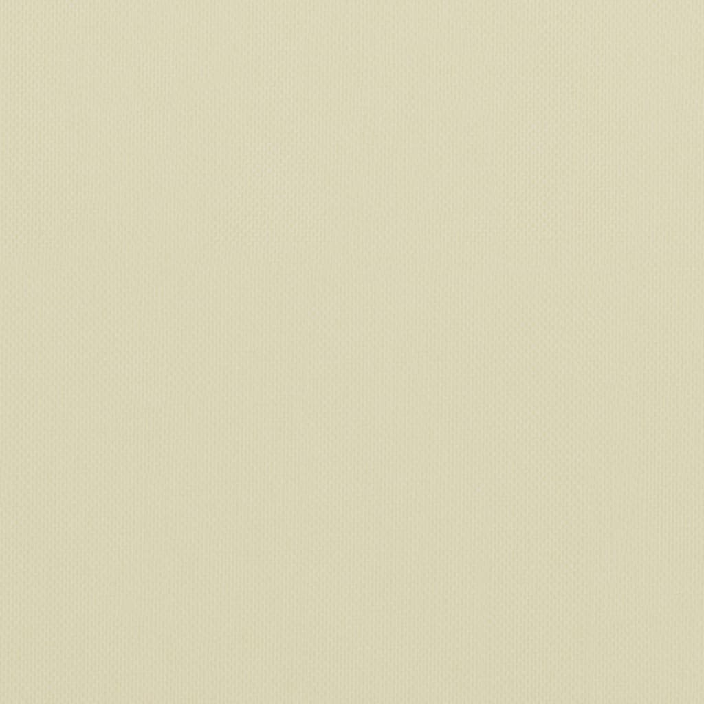 vidaXL Écran de balcon Crème 75x300 cm Tissu Oxford