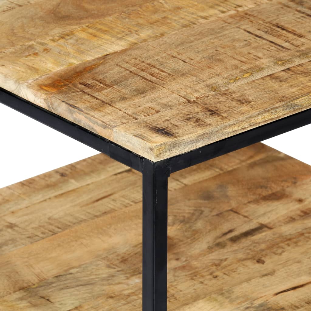 vidaXL Table basse 110 x 60 x 45 cm Bois de manguier massif