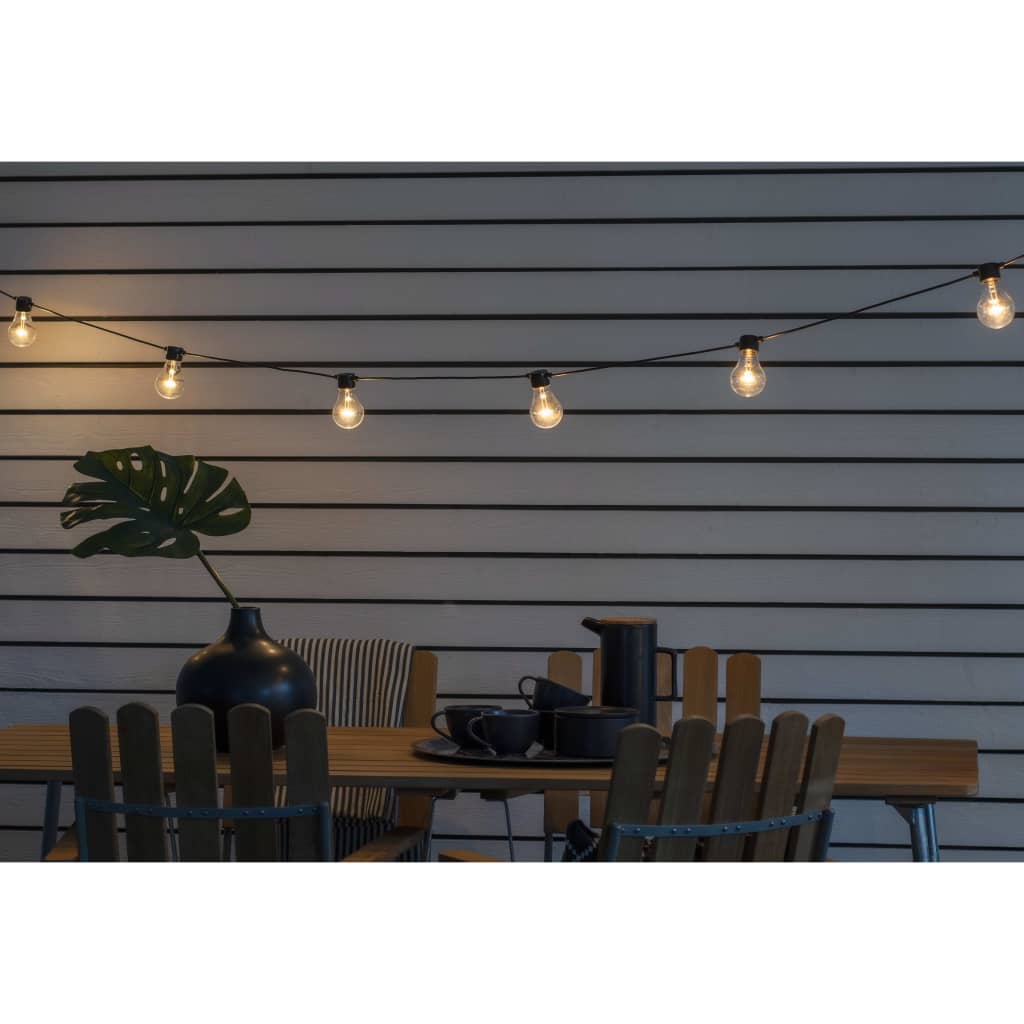 KONSTSMIDE Guirlande lumineuse avec 10 ampoules transparentes