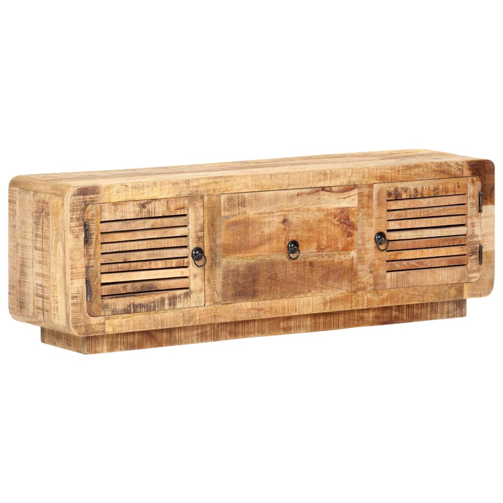vidaXL Meuble TV 120x30x40 cm Bois de manguier brut