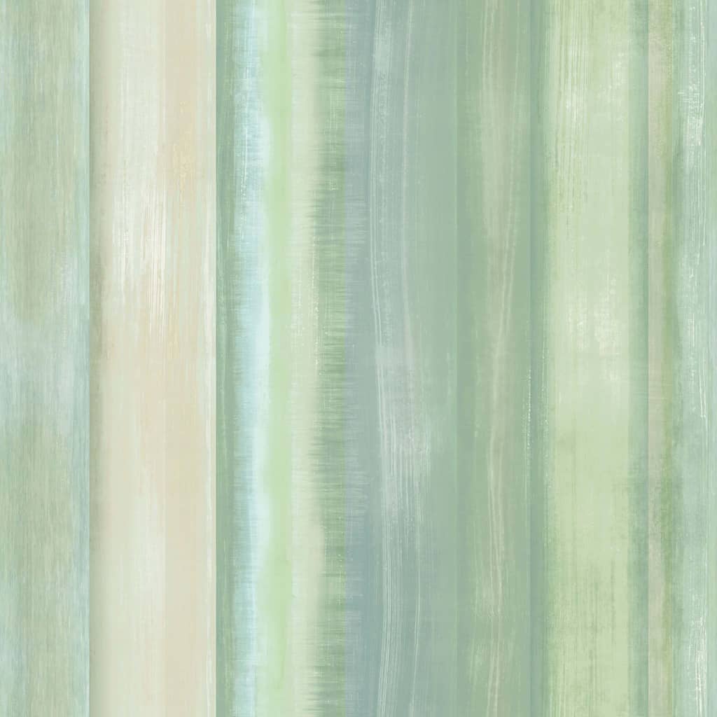 Evergreen Papier peint Gradient Stripes Vert