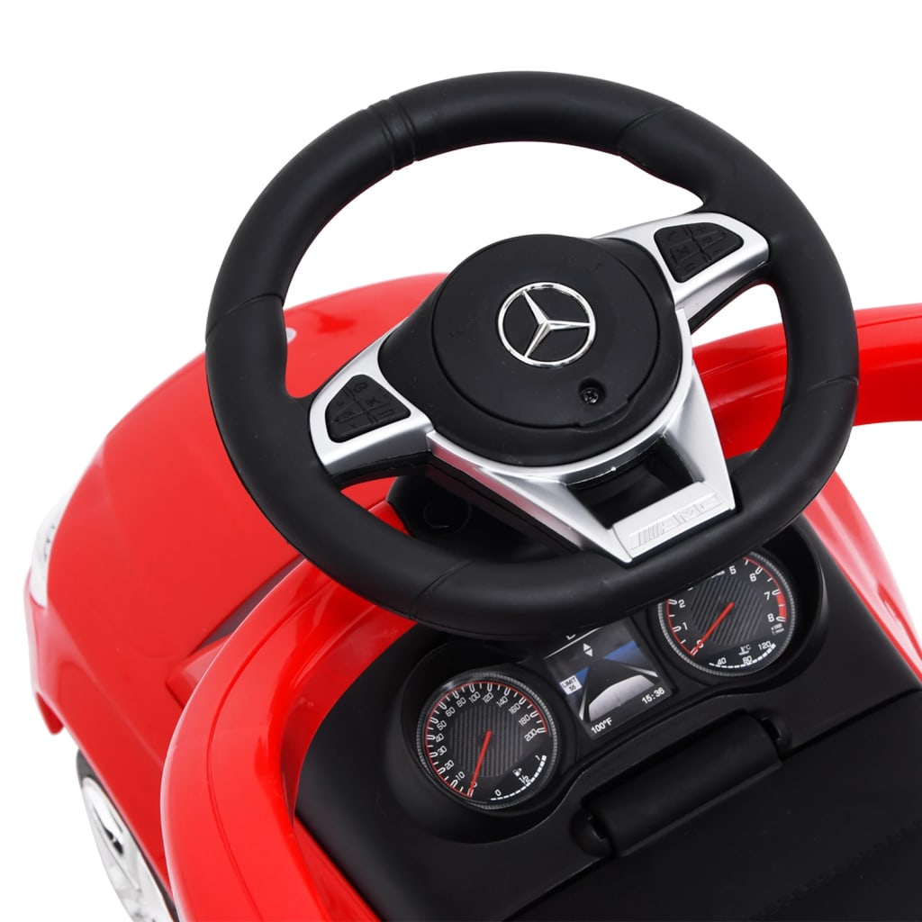 vidaXL Voiture à pousser Mercedes-Benz C63 Rouge