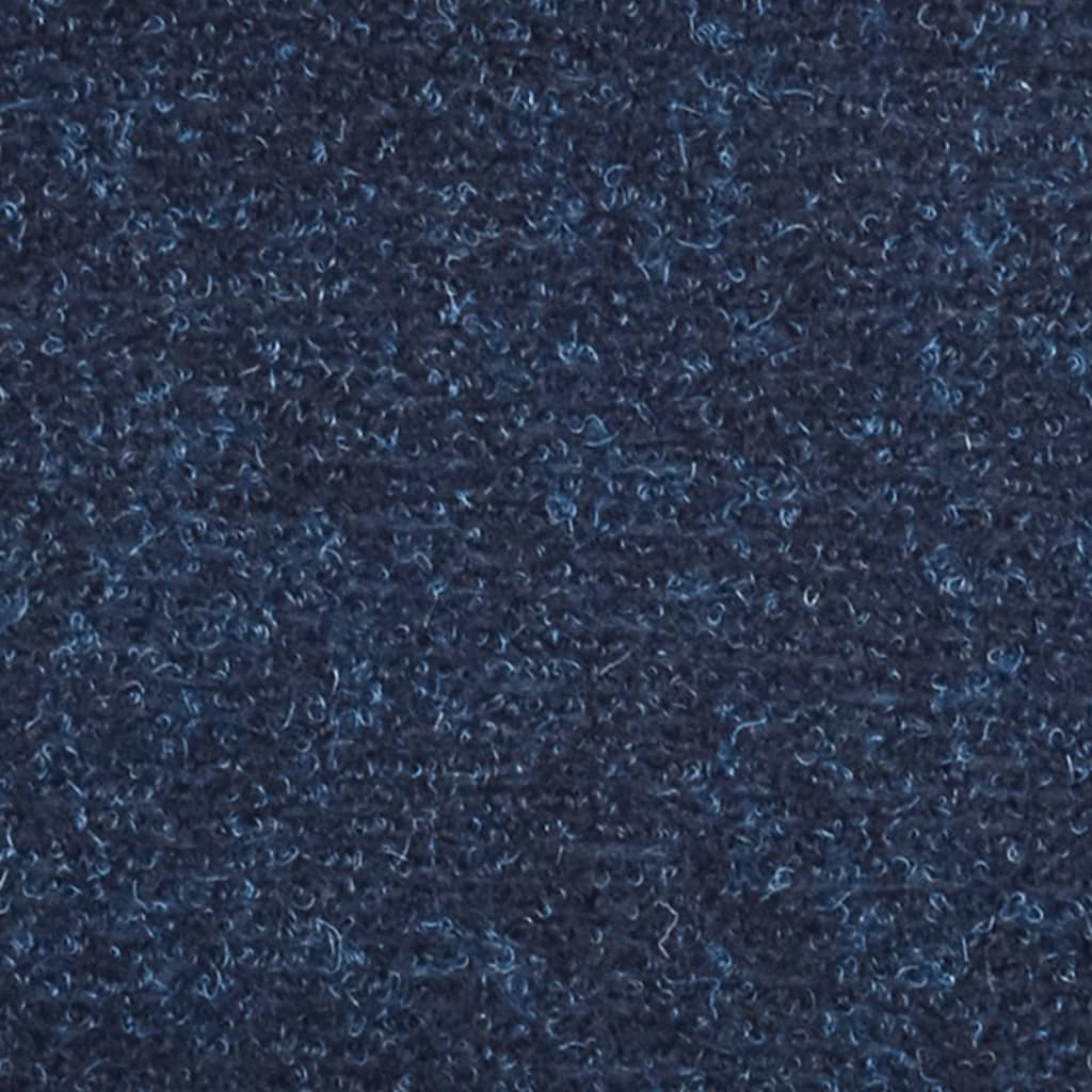 vidaXL Tapis autoadhésifs 5 pcs Bleu marine 56x17x3 cm Aiguilleté