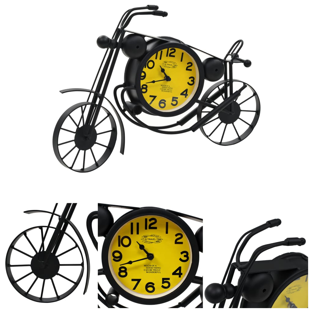 vidaXL Horloge murale Moto Vintage