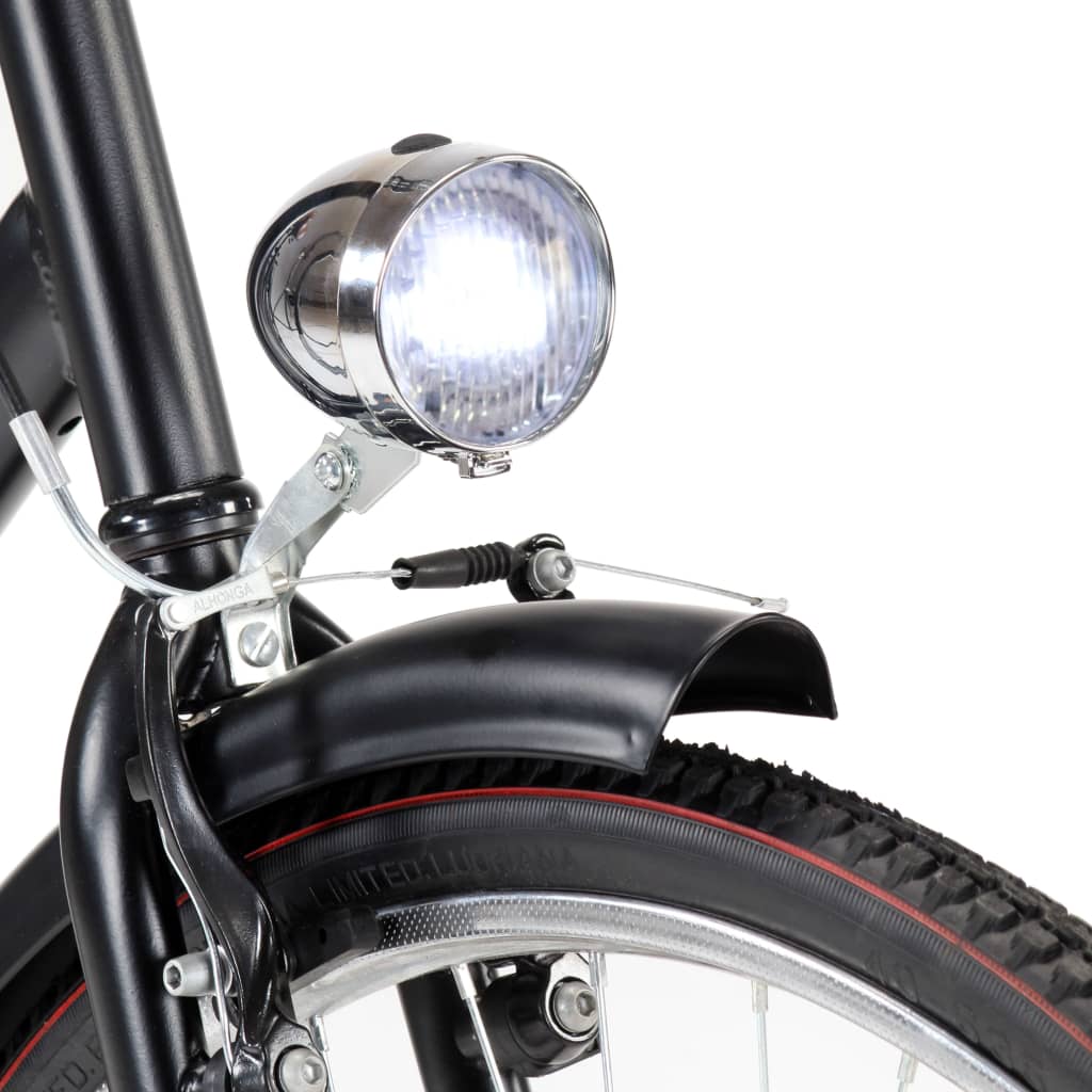 vidaXL Vélo hollandais à roue de 28 pouces 57 cm pour hommes