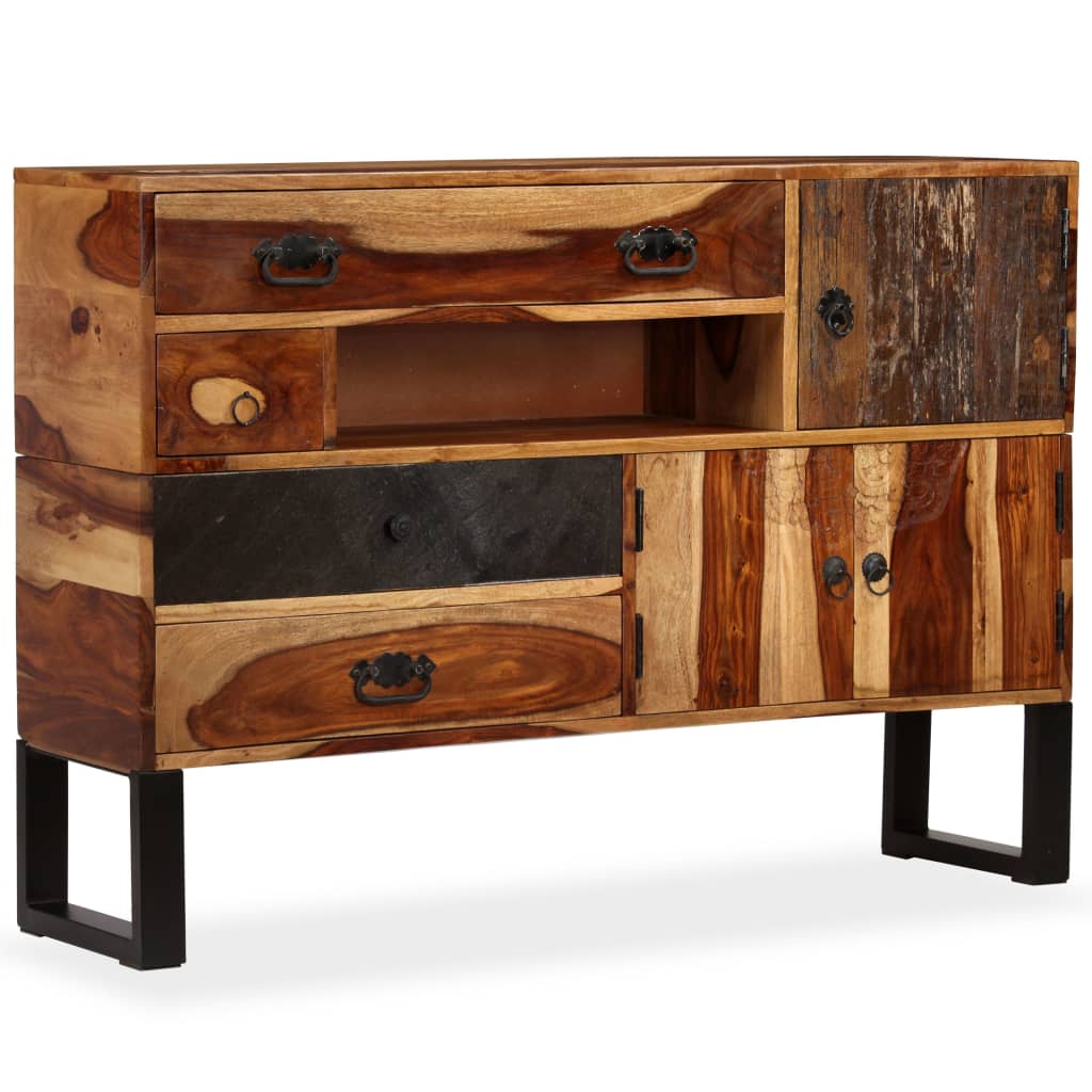 vidaXL Buffet Bois massif de Sesham 115 x 30 x 80 cm