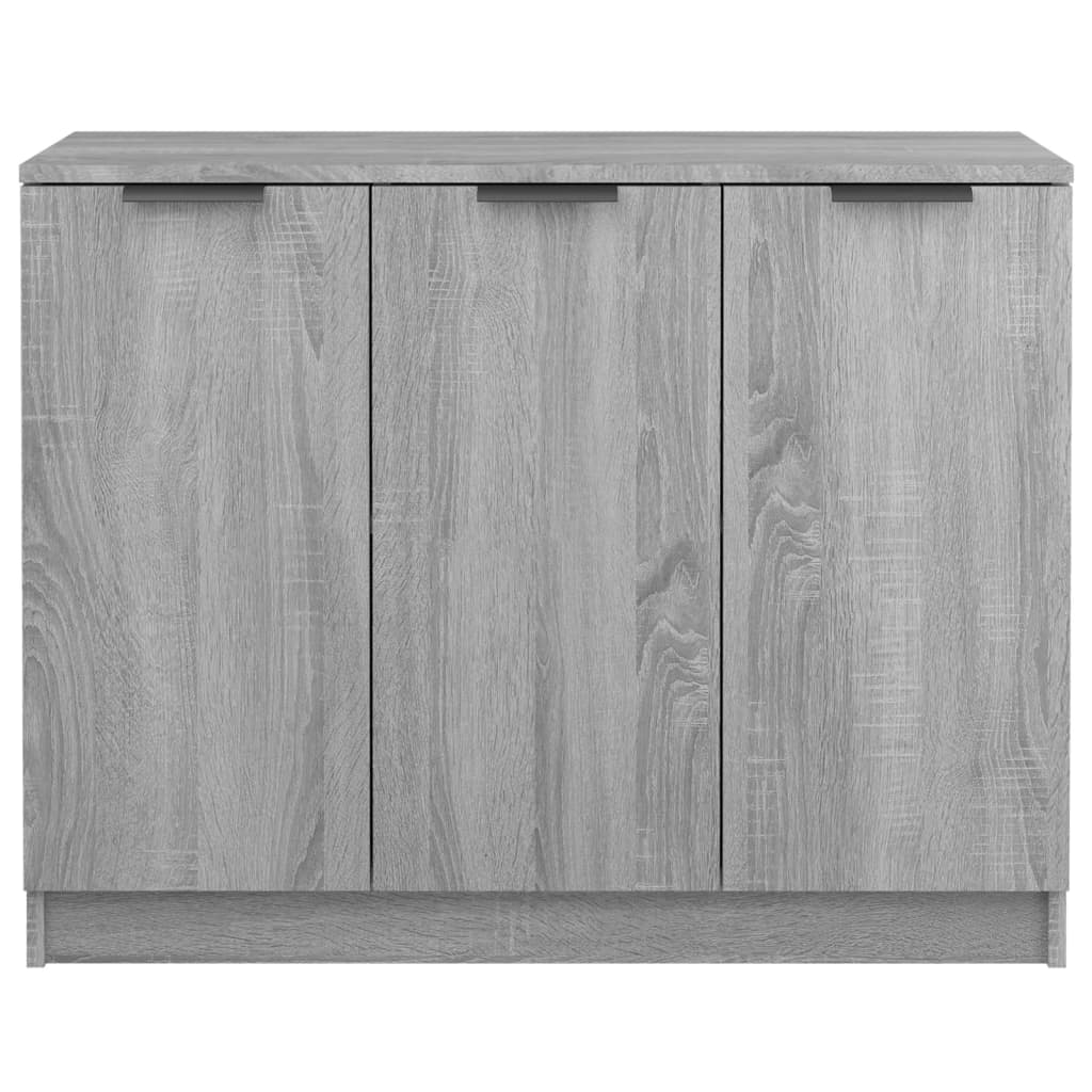 vidaXL Buffet Sonoma gris 90,5x30x70 cm Bois d'ingénierie