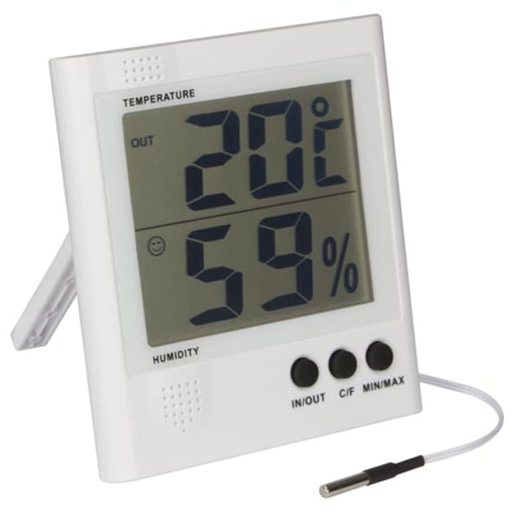 Velleman Hydromètre et thermomètre numérique