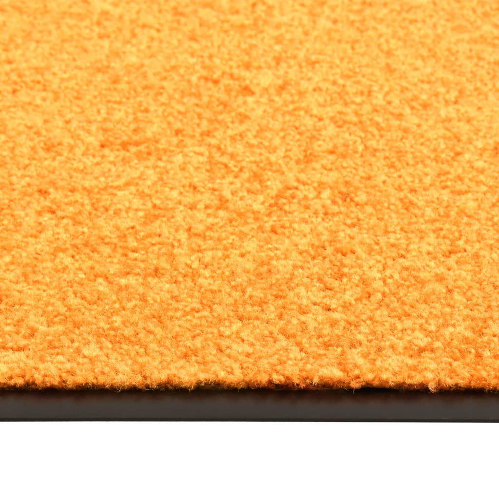 vidaXL Paillasson lavable Orange 120x180 cm