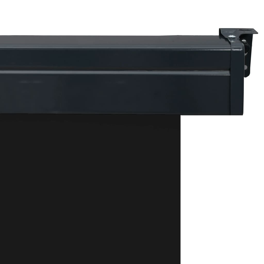 vidaXL Auvent latéral de balcon 160x250 cm Noir