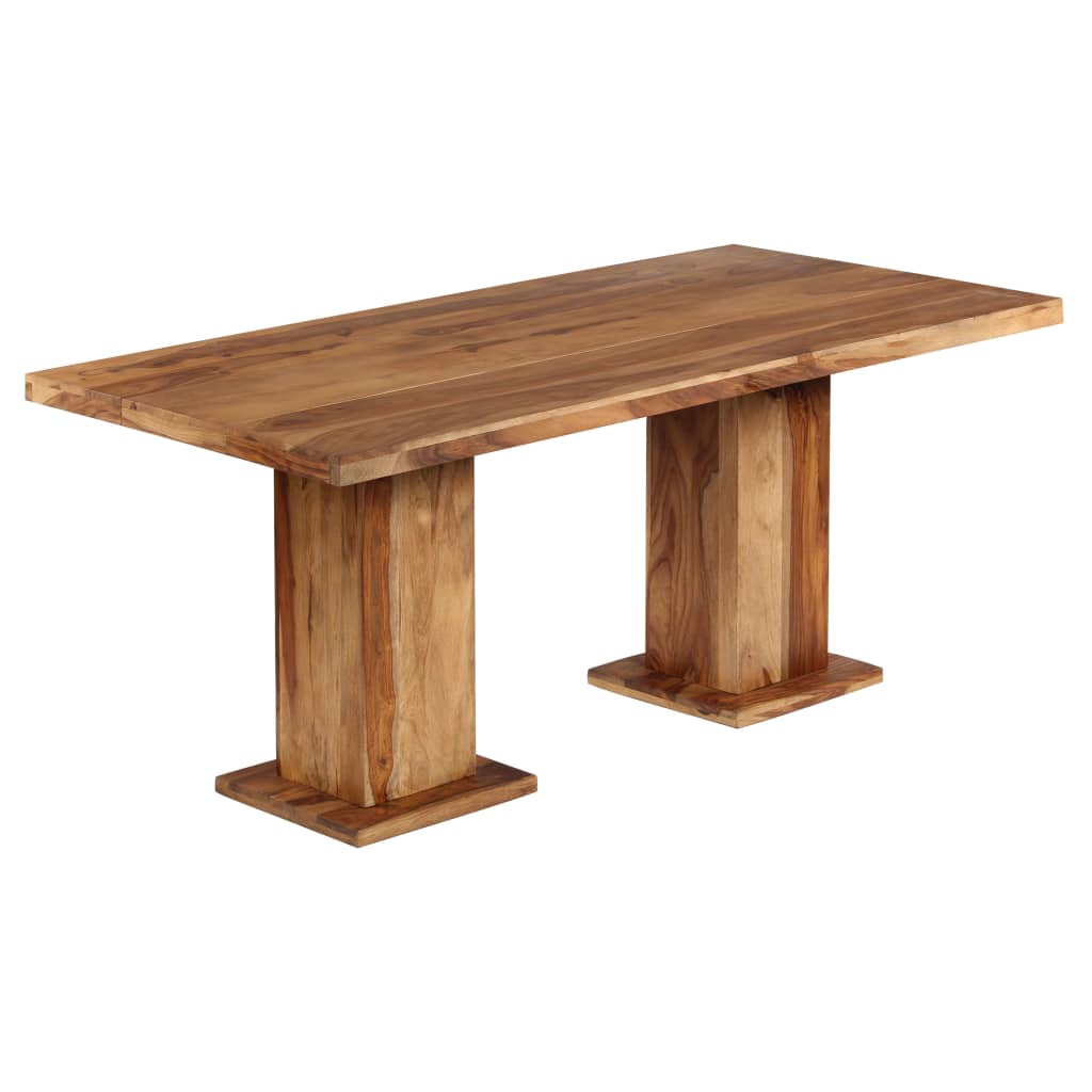 vidaXL Table à dîner massive Bois solide de Sesham 175x90x77 cm